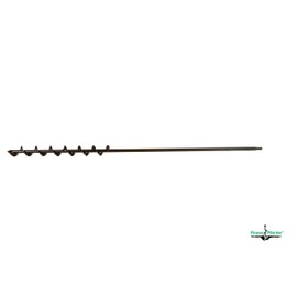 Power Planter Bulb Auger & Bedding Plant Tool - 2x48" Garden Auger Drill Bit with 1/2" Non-Slip Hex Drive, Hand-Welded Planting Auger Gardening Drill, Earth Auger Digging Tools, Up to 48" Deep