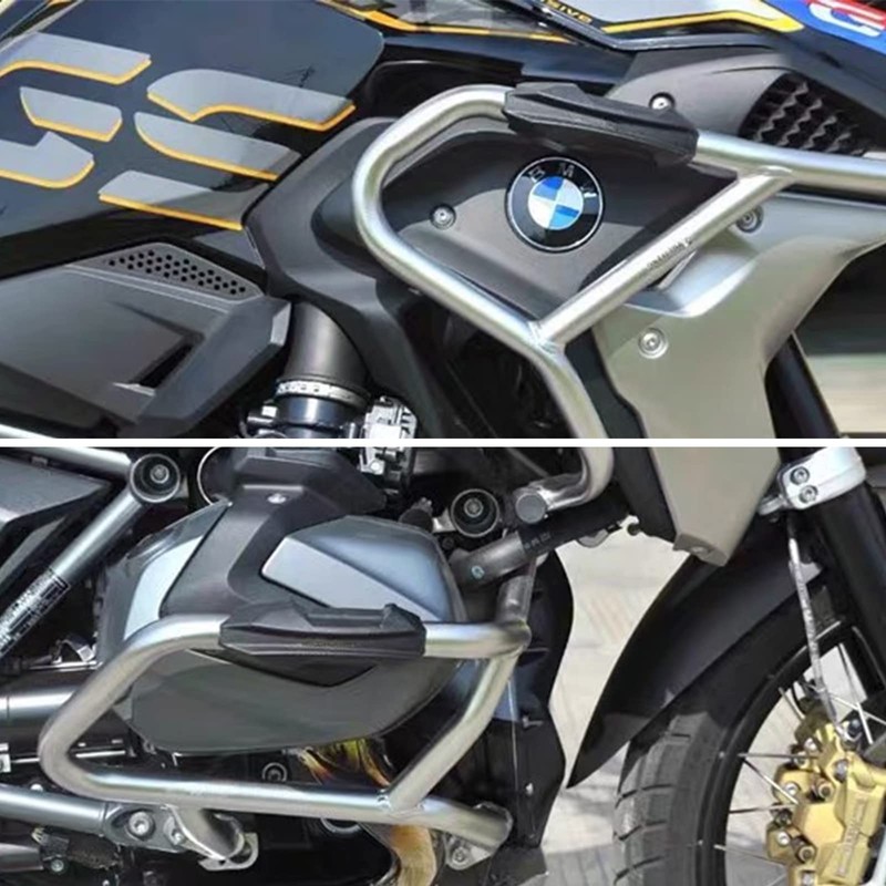 2PCS 25mm Motorcycle Engine Bumper Guard Crash Bar Blocks Bumper