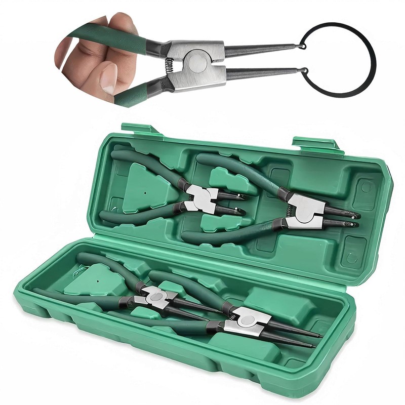 MagiDeal 4Pcs Snap Ring Pliers Retaining Removal Tool Manual Auto