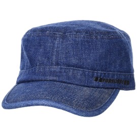 Forecast Casual Cap, Denim Work Cap, Head Circumference 22.4 - 23.6 inches (57 - 60 cm), F, indigo