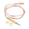 Aupoko Universal Gas Thermocouple, 600 mm Length, M8x1 End Nut and Head Tip Fit for BBQ Grill or Fire Pit Heater or Gas Water Heater