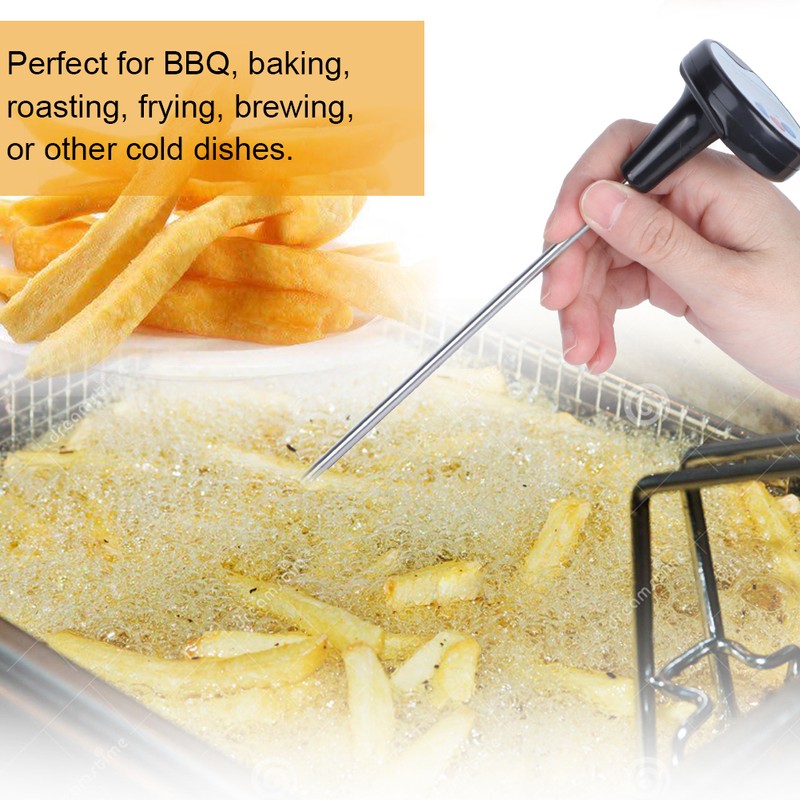 Portable Probe Digital Food Thermometer BBQ Temperature Meter for Home