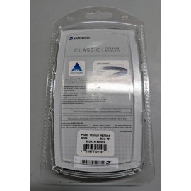 Phiten NEW Phiten Classic Titanium Necklace White 18" (45 cm)