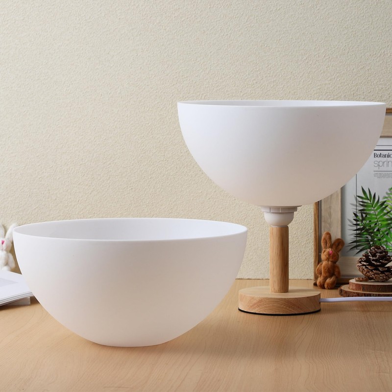 Uonlytech 4pcs Floor Lamp Shade Torchiere Lamp Shades Replacement White