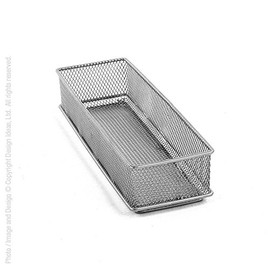 Design Ideas Mesh Drawer Store, Silver, 3 by 9-Inch (120919)