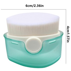 Sunscreen Applicator, Suntan Lotion Applicator with Soft Bristles, Sunblock Buddy Brush Set with Protective Caps, Portable Sun Cream Brush Foundation Makeup Brushes for Travel