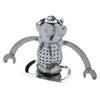KitchenCraft Le'Xpress Loose Tea Infuser with Drip Tray, Monkey-Shaped, Stainless