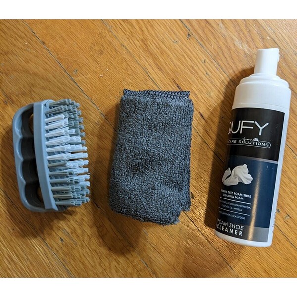 Branded QUFY Shoe Cleaner Sneakers Kit Foam Shoe Cleaner Microfiber