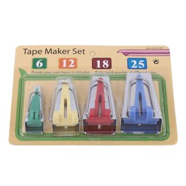 Bias Maker, tejido Bias Cinta Creador Conjunto de 6mm 12mm 18mm 25mm Herramienta de costura de encuadernación para hacer artesanía