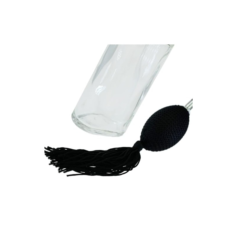 Fantasia Oval Glass, Nebulizzatore a pompetta, Argento/Nero, 100 ml