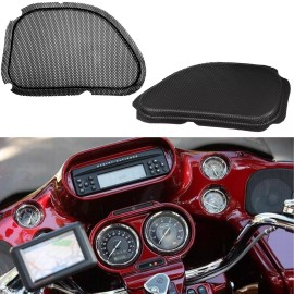Unbranded Black Mesh Speaker Grills Cover For Harley Road Glide FLTR FLTRX FLTRU CVO 98–13