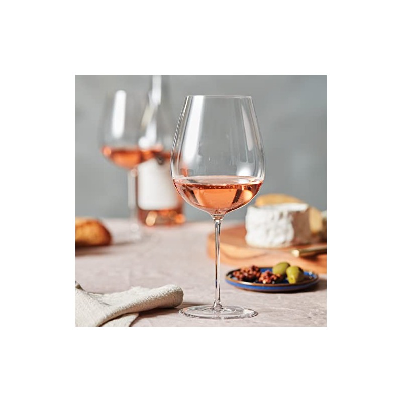 Lenox Signature Series Warm-Region 4-Piece Wine Glasses, 1.76, Clear