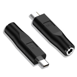 2 Pack USB C Male to DC Female Power Adapters for Starlink Mini, USB C PD to DC5521 20V Converter for Starlink Mini, Work with Starlink Mini Original DC to DC Cable and 100W PD Power Source
