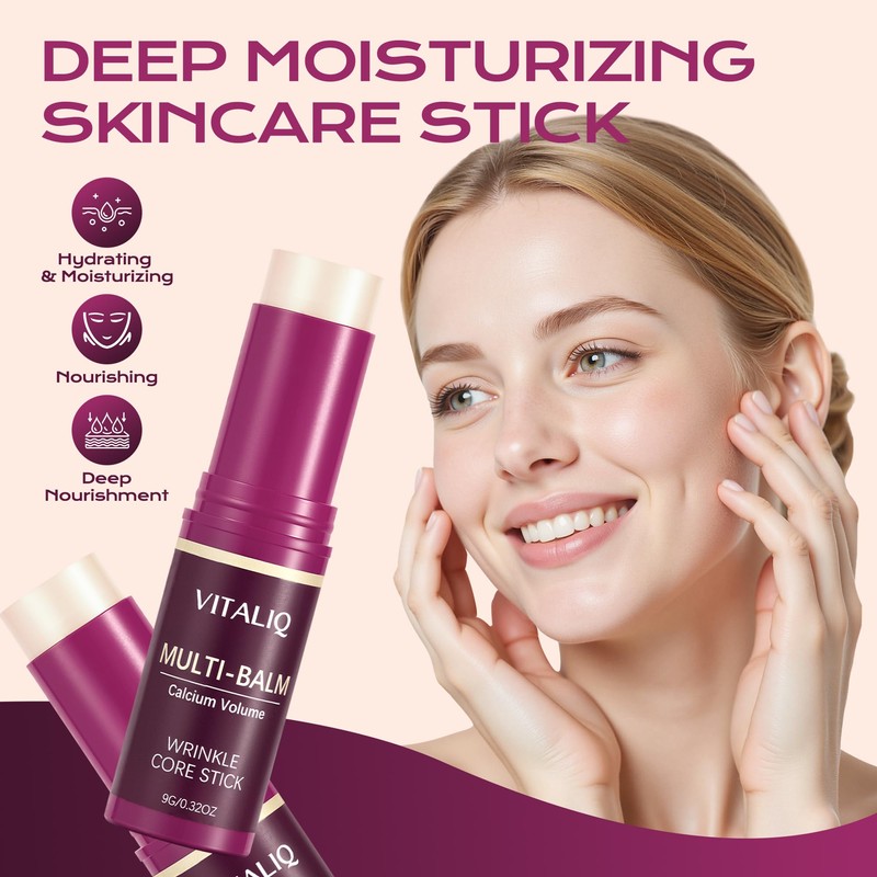 Anti Wrinkle Calcium Balm, Hydrating Face Moisturizer for Eyes, Neck,