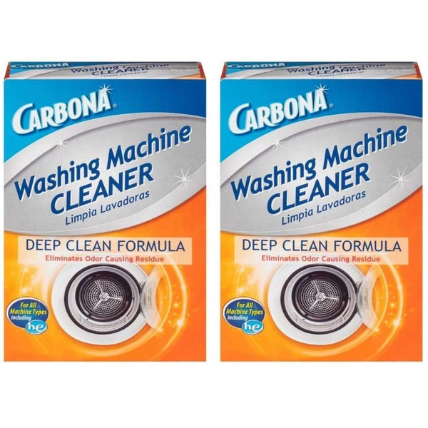 Carbona® Washing Machine Cleaner | Eliminates Odor & Residue | 3 Count, 2 Pack