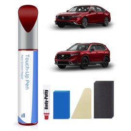 PARTS4EV Radiant Red Metallic(R-569M) Touch Up Paint Repair Kit Compatible with Honda - DIY Kit Exactly Matches Chips and Nicks