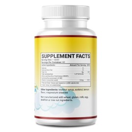 Organic Strength Kids Probiotics for Gut Health | Lemon Flavor, Halal Childrens Probiotic | 1 a Day for Children Ages 4-12. Probiotics for Kids, Promoting Digestive Support and Wellness.