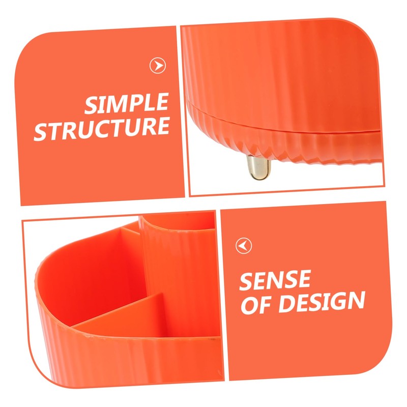 CHILDWEET Rotatable Storage Tube Makeup Brush Storage Holder Makeup Brush