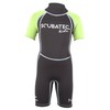 'Scubatec 3 mm Neoprene Shorty for Kids Wave green Size:92-98
