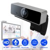 FHD 1080P USB PC Webcam with Auto Focus Microphone 60-Degree