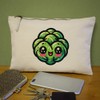 'Cute Kawaii Brussels Sprout' Canvas Clutch Bag/Accessory Case (CL00039605)