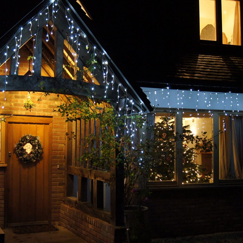 Mini Plastic Gutter Hooks 100 Pack - for Outdoor or