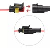 AIMALL 352PCS 12V Waterproof Electrical Wire Connector Plug Terminal Kit,