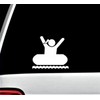 Tubing Inner Tube Girl Decal Sticker for Car Window 5.0