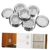 TEHAUX 20pcs Stainless Steel Round Vent Mesh for Cabinets Shoe