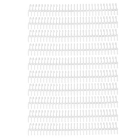 ZLXHDL Pack of 10 Plastic Comb Binding Combs, 2.3 cm, 22 mm Inner Diameter Binding Combs, 30 Holes Plastic Binding Combs, Binding Combs for A4 A5 Notebooks (White)