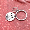 ZQEOU Chinchilla Lover Keychain Chinchilla Gift Chinchilla Mom Keychain Chinchilla