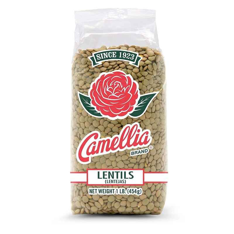 Camellia Brand Dried Lentils, 1 Pound (Pack of 2)