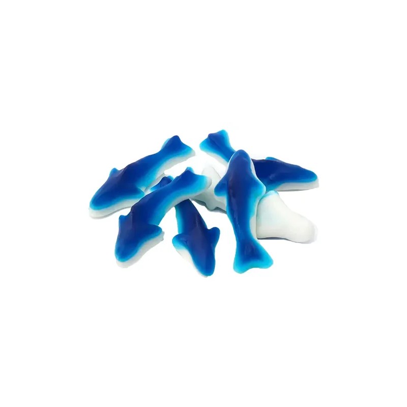 Gomitas En Forma De Tiburón Mr Gummie 1kg Sabor Frutas