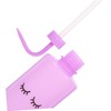 Baluue 2pcs Eyelash Washing Bottles Squeeze Bottle Narrow Spout for