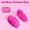 GANWOYS MaxGrip Biomechanical Workout Grip - Ergonomic Anti-Slip Solution for