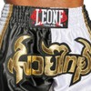 LEONE 1947, Panta Thai SIAM Bianco-Nero/L, Unisex Adulto - AB875