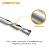 POWERTEC Router Inlay Kit, Solid Brass Router Bushing Guide Set
