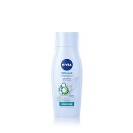 NIVEA Volume Wonder Kräftigendes Shampoo, Volumen Shampoo mit Kollagen und natürlichem Bambus-Extrakt, silikonfreies Haarshampoo für sichtbares Volumen und strahlenden Glanz (50 ml)