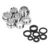 7Pcs/Set Male Female Faucet Adapter Kit with Gasket Brass Aerator