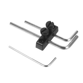 2 PACKS Guitar Bass Allen Key Headstock Wrench Holder For Floyd Rose Tremolo (Black)