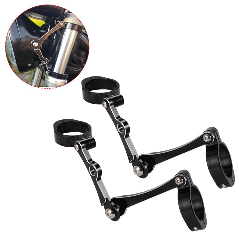 GUDITEM Motorcycle Headlight Bracket CNC 39mm-41mm Fork Head Lamp Holder