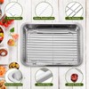 LOPYXBR Set of 3 Stainless Steel Baking Sheet with Wire