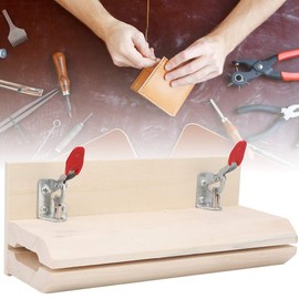 Leather Sewing Horse Clamp, Leather Craft Hand Sewing Horse Improved Wooden Table Clamp for Leather Crafts Sewing DIY Tool Sewing DIY Table Desktop Tool