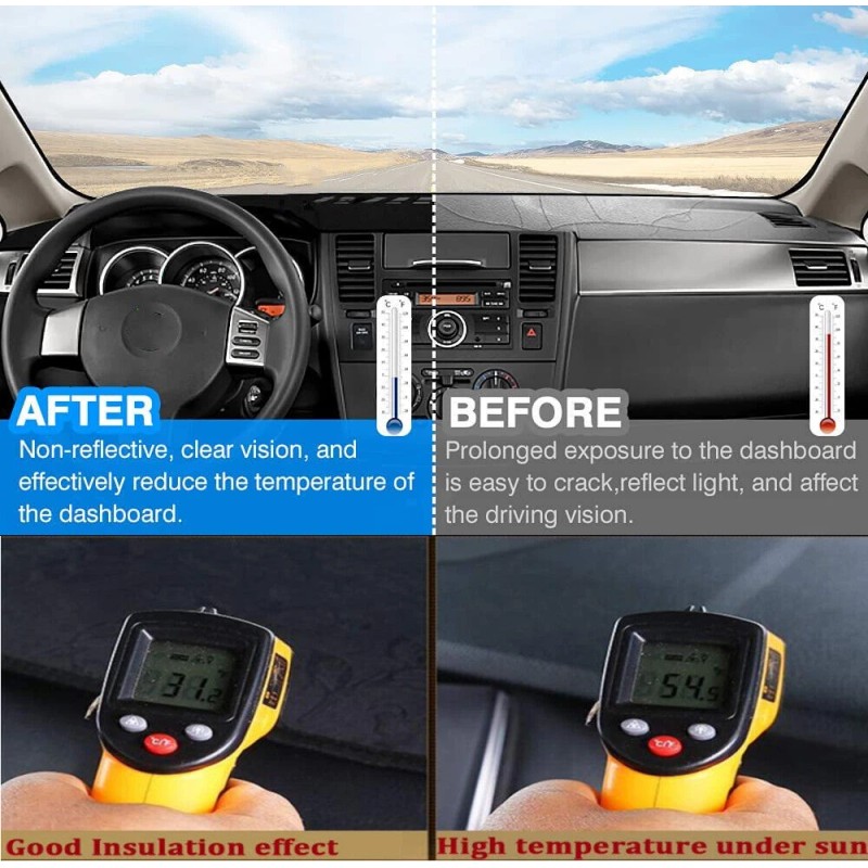 For 2002-2005 Dodge Ram 2500 Dashboard Cover - Non-Slip Sun