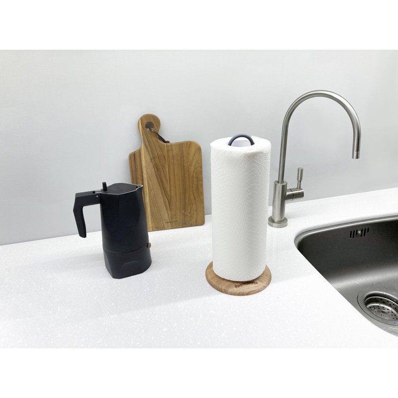 Roommate Wooden Base, Kitchen Paper Holder, Wooden Paper Stand, Kitchen