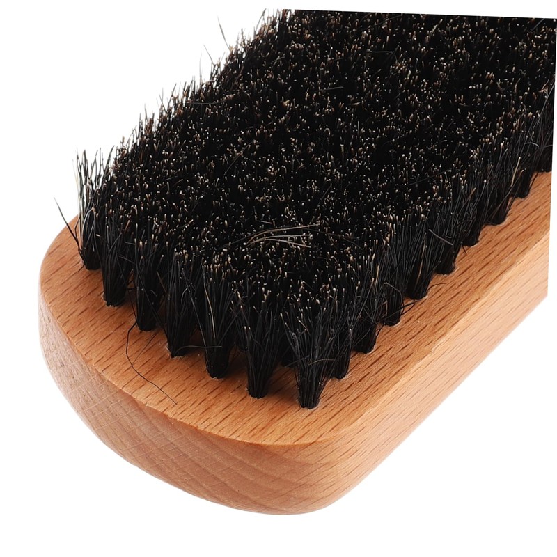 BIUDECO Pcs Wooden Beard Mustache Grooming Brush Beechwood Handle Hair