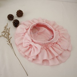RUKOSU Baby Girls Bloomer Skirt Shorts Bowknot Cotton Gauze Ruffle Diaper Cover Shorts Briefs Cute Bloomers Underpants Pink 2-3T