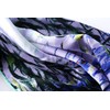 JWSilk Long Charmeuse Silk Scarf Classic Art (Waterlilies by Monet)