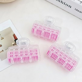 3-Piece Hair Roller Set with Clips for Bangs Styling 3-Piece Hair Roller - Single Item 5ea
