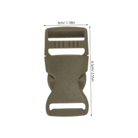 Operitacx Adjustable Backpack Buckles 4pcs Plastic Buckle Clips Quick Slide Side Release Sturdy Fit for Belts Straps Backpacks Suitcases